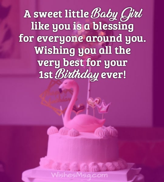 Happy First Birthday Wishes
 First Birthday Wishes and Messages For Baby WishesMsg