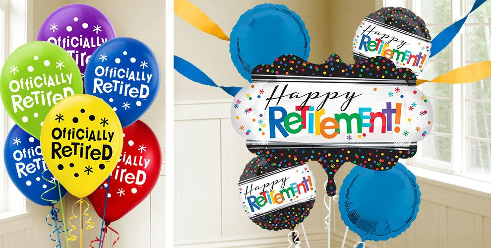 Happy Retirement Party Ideas
 Retirement Balloons