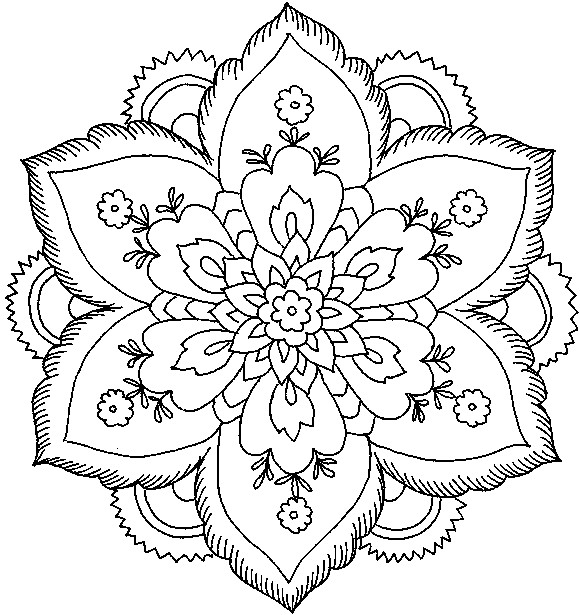 Hard Coloring Pages Printable
 How To Make A Picture A Coloring Page