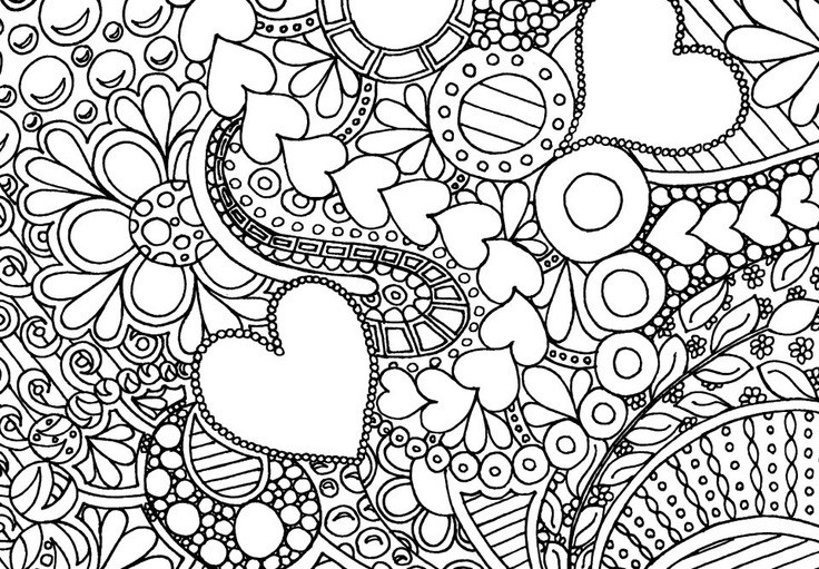 Hard Coloring Pages Printable
 Free Difficult Coloring Pages For Adults