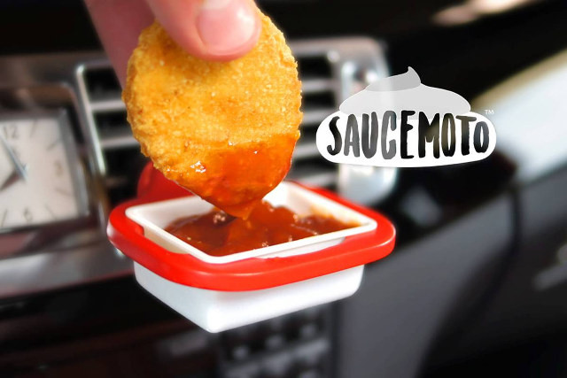 Hardees Dipping Sauces
 Finally A Decent Fast Food Dipping Sauce Holder For