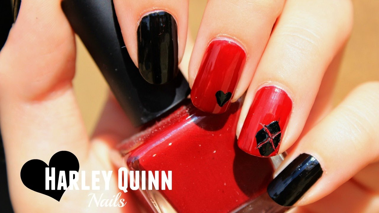 Harley Quinn Nail Designs
 Harley Quinn Nails
