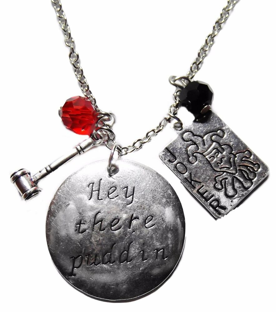 Harley Quinn Necklace
 Suicide Squad "Hey There Puddin" Harley Quinn Necklace