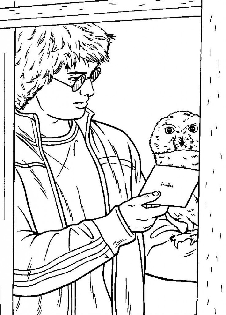 Harry Potter Coloring Pages For Kids
 Harry Potter Coloring Pages