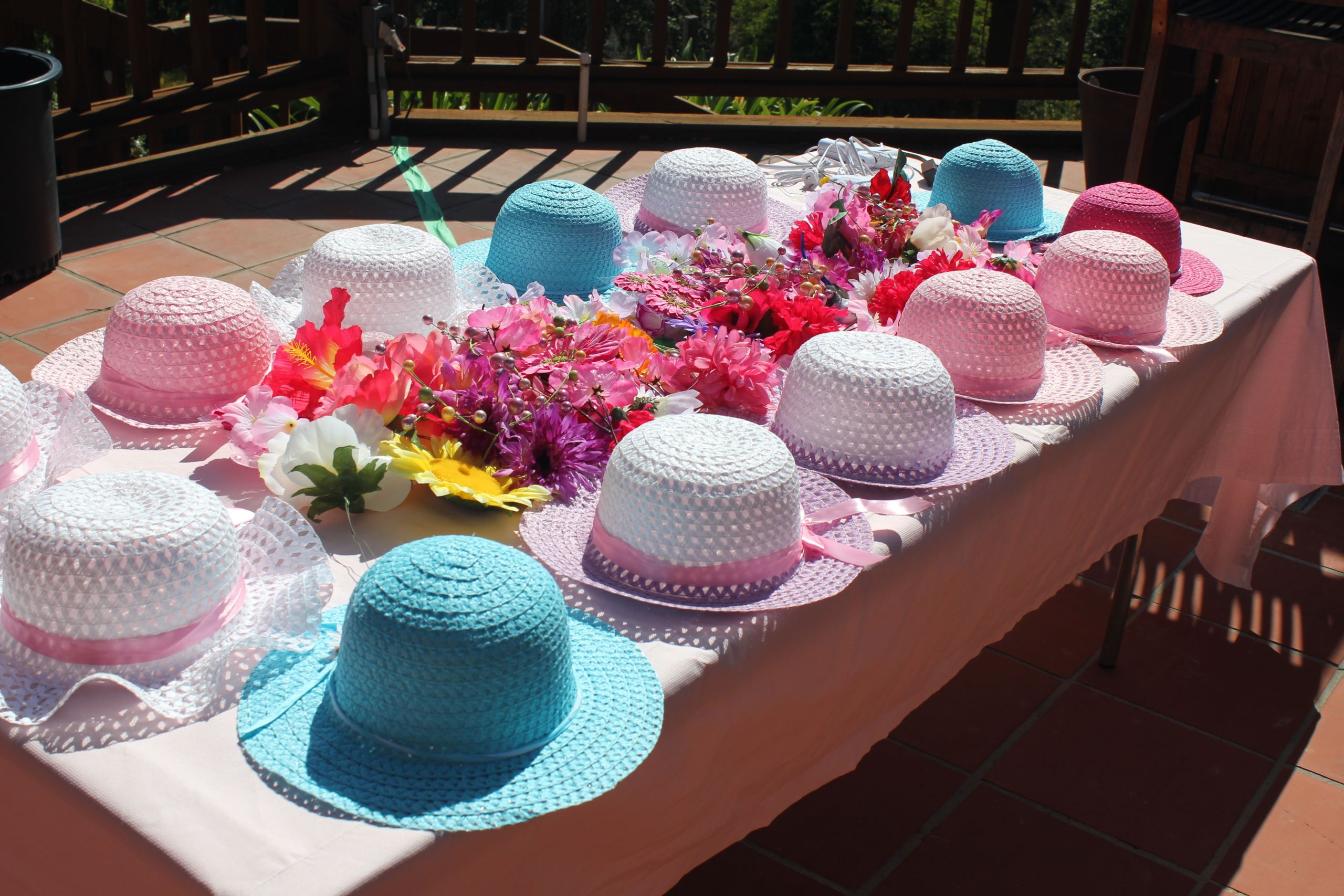 Hat Decorating Ideas Tea Party
 Fancy girl Tea Party a 5 year old birthday event
