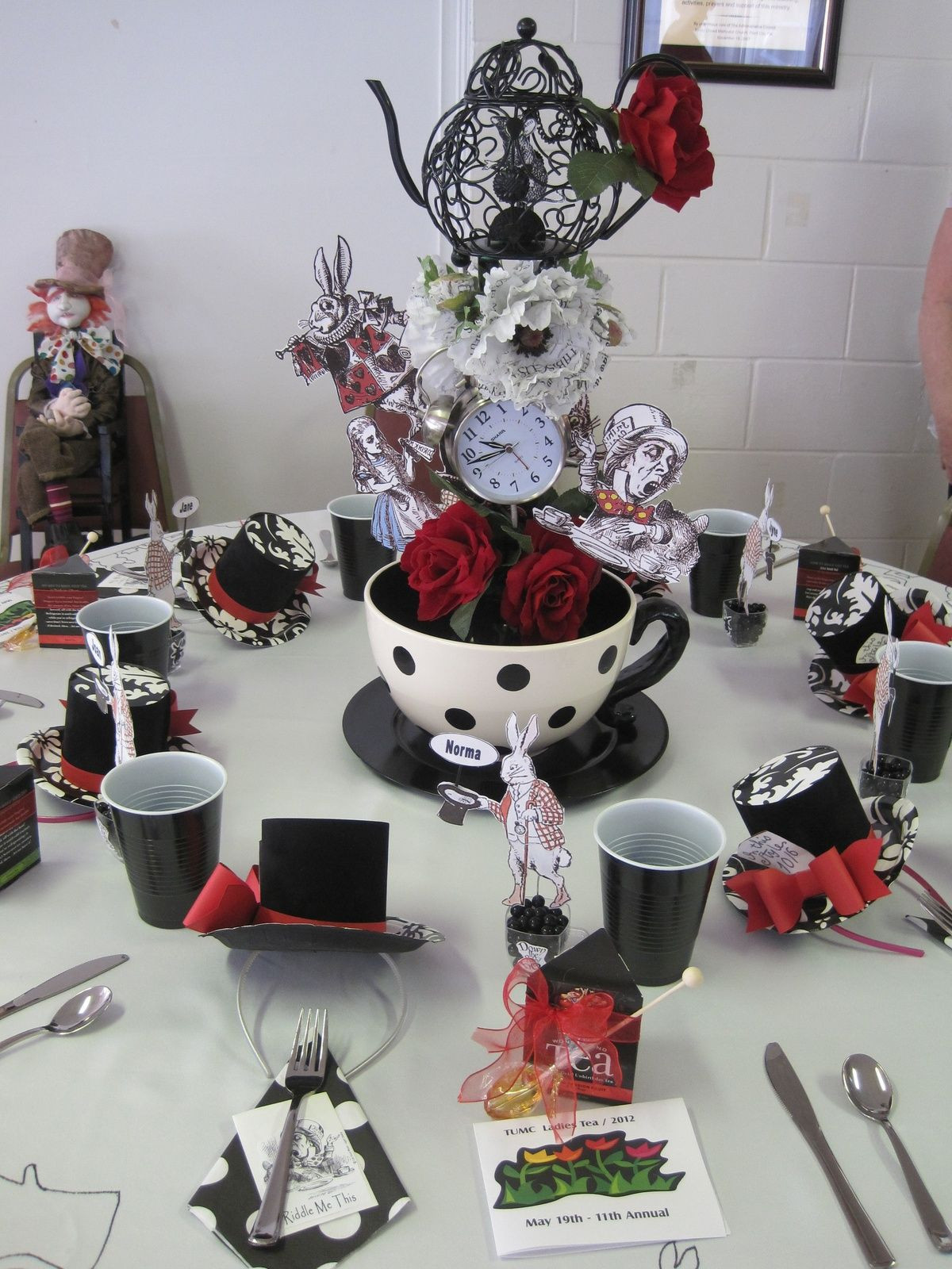 Hat Decorating Ideas Tea Party
 Mad Hatter Tea Party decorations