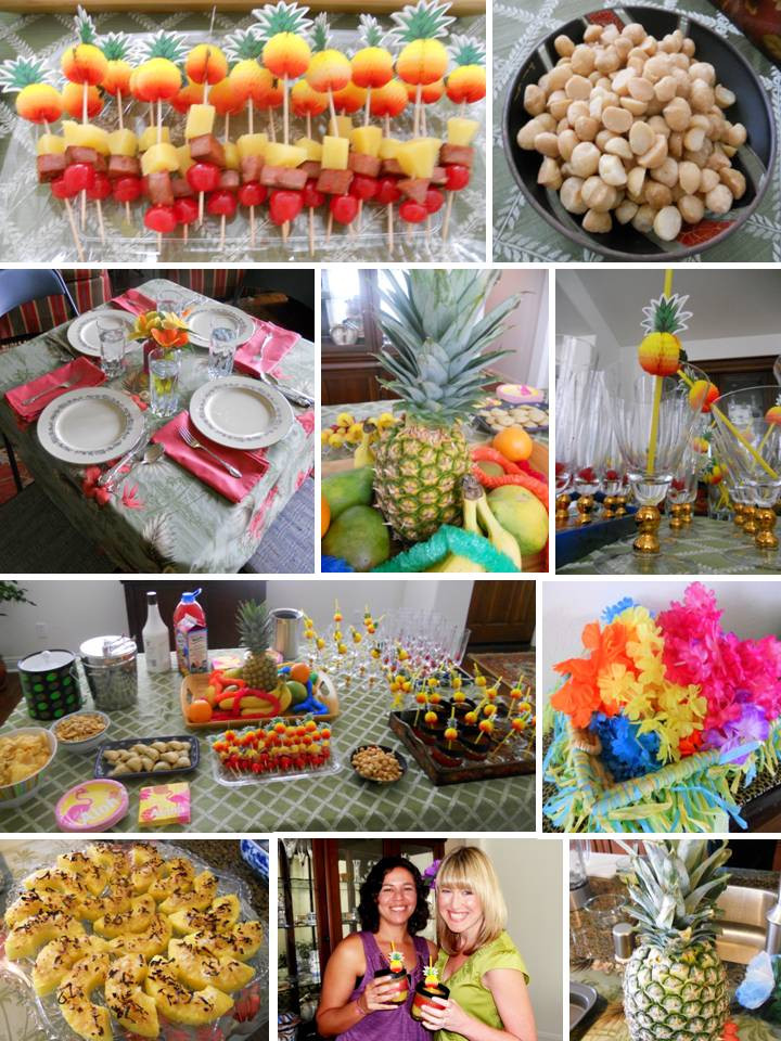 Hawaiian Party Food Ideas
 Newlyweds Next Door Mother s Day Luau Bridal Shower and
