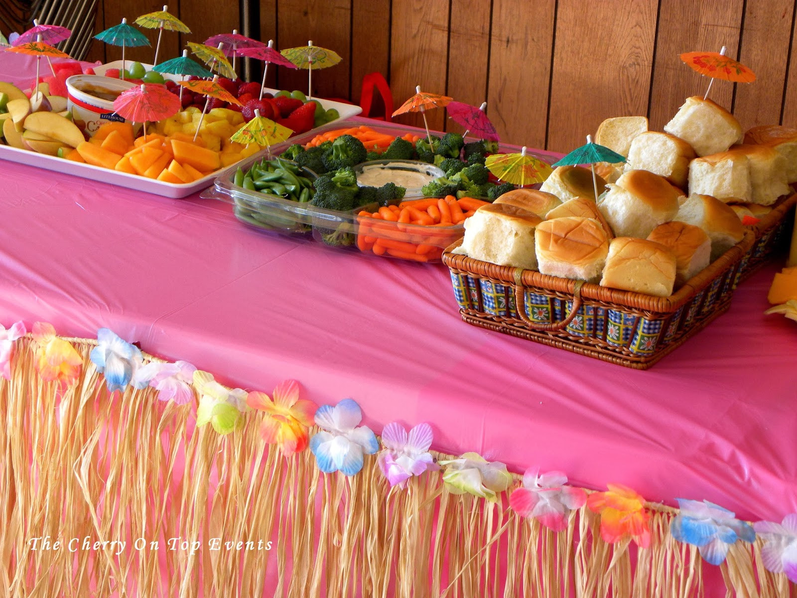 Hawaiian Party Food Ideas
 The Cherry Top Events Party Blog Luau Baby Shower