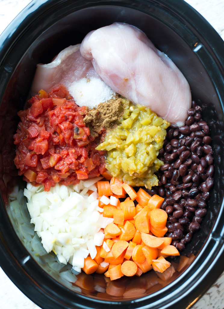 Healthy Chicken And Black Bean Recipes
 Slow Cooker Chicken Black Bean and Quinoa Stew — Real