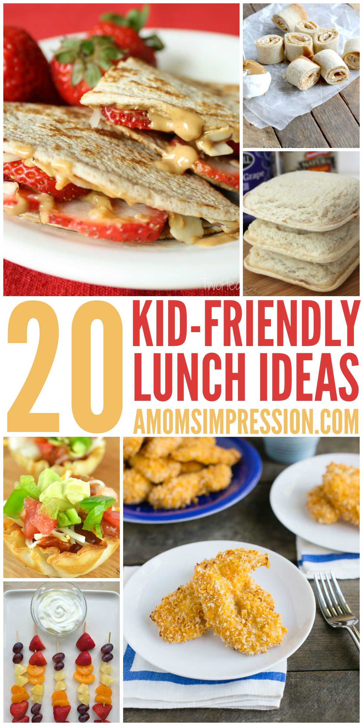 Healthy Kid Friendly Lunches
 20 kid friendly lunches a healthy recipe ideas for Back