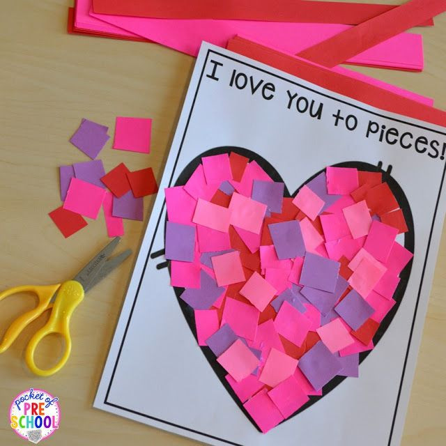 Heart Craft Ideas For Preschoolers
 Valentine s Day Themed Centers and Activities