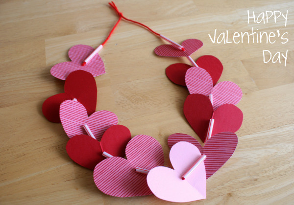 Heart Craft Ideas For Preschoolers
 Preschool Crafts for Kids Valentine s Day Heart Necklace