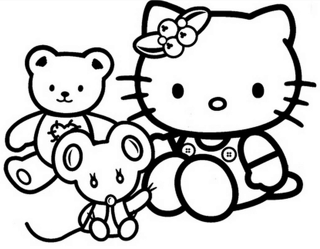 Hello Kitty Coloring Pages For Kids
 Coloring Pages For Kids To Color at GetDrawings