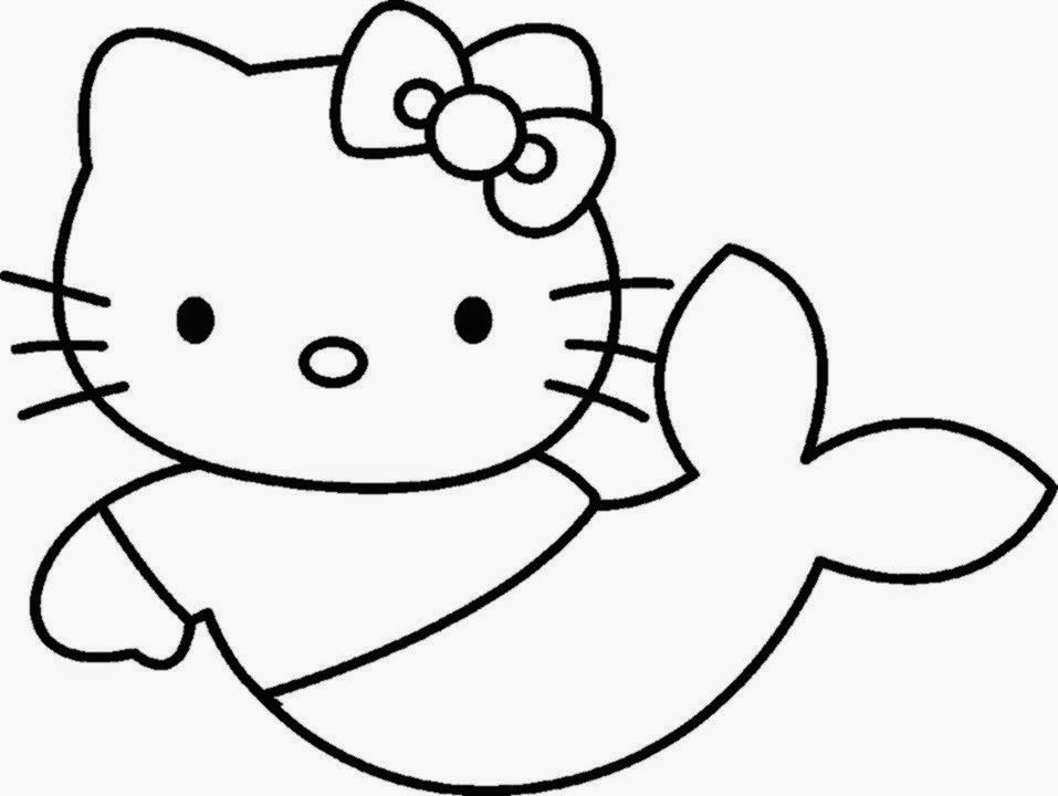 Hello Kitty Coloring Pages For Kids
 February 2015