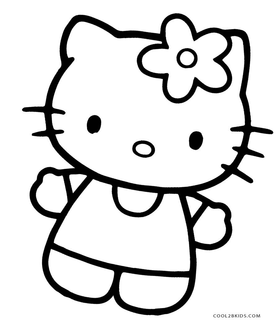 Hello Kitty Coloring Pages For Kids
 Free Printable Hello Kitty Coloring Pages For Pages