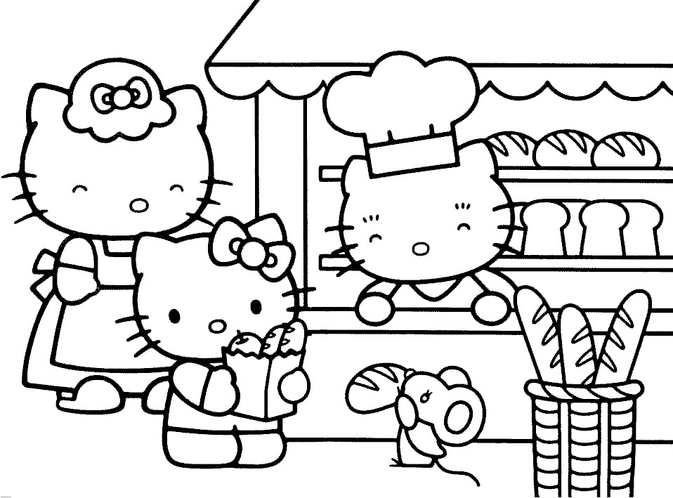 Hello Kitty Coloring Pages For Kids
 Bollywood Artis Movies Wallpapers Hello Kitty New