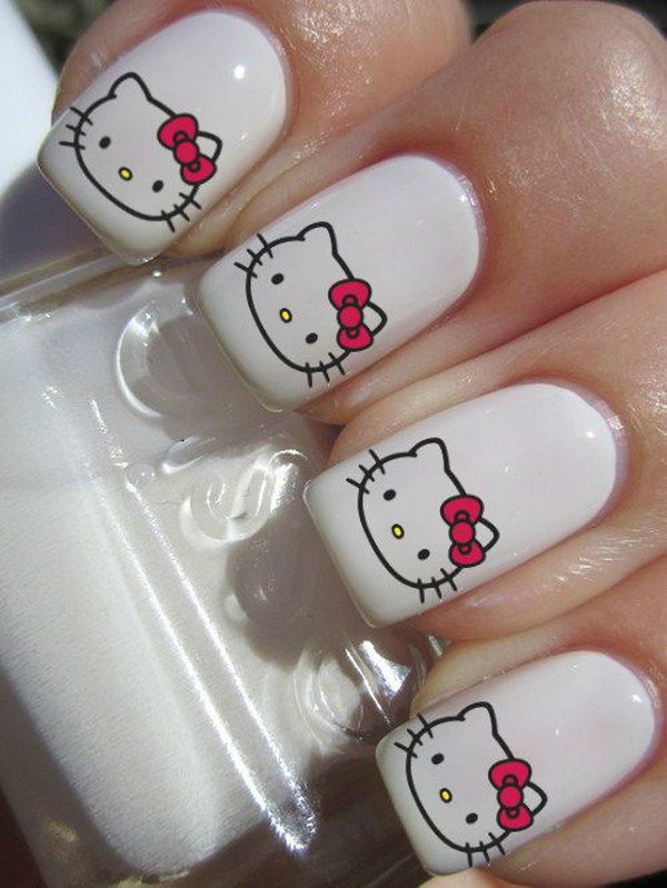 Hello Kitty Nail Designs
 Cute Hello Kitty Nail Art Designs Hative