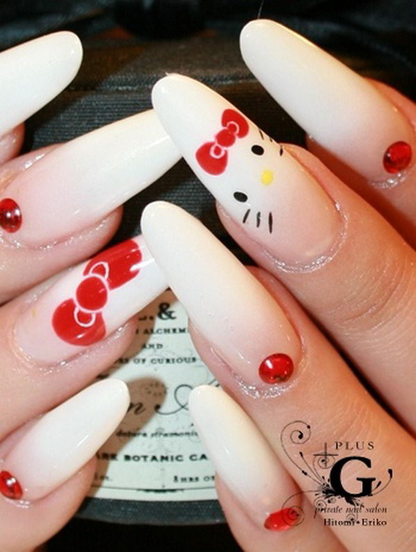 Hello Kitty Nail Designs
 Cute Hello Kitty Nail Art Designs Hative