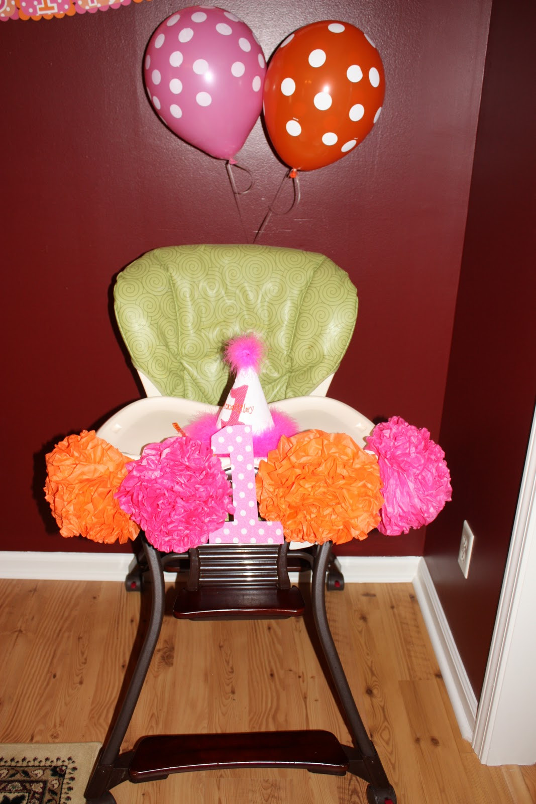High Chair Birthday Decorations
 Hollyhand House Anna Riley s 1st birthday party The