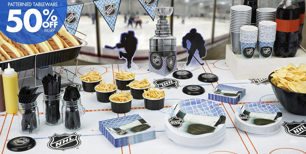 Hockey Birthday Party
 Hockey Party Supplies
