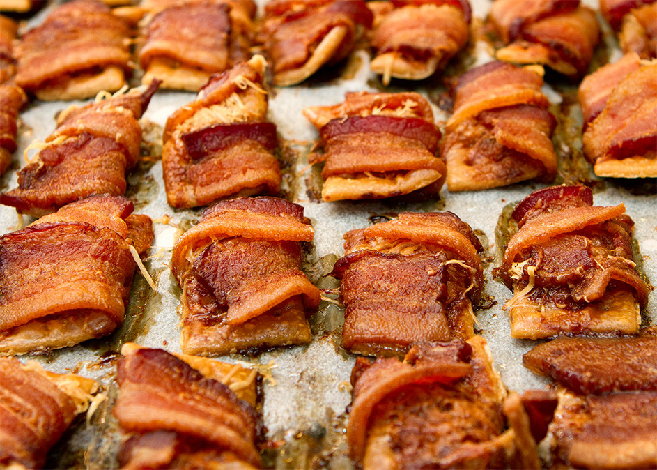 Holiday Bacon Appetizers
 Christmas is over but Yes Chef Cooks – We Call Him
