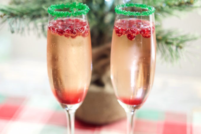 Holiday Drinks With Champagne
 Christmas Champagne Cocktail Recipe Cooking With Janica