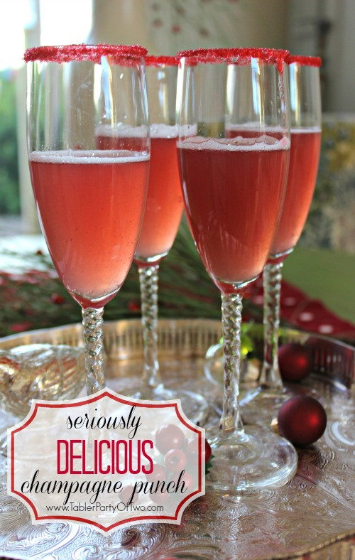 Holiday Drinks With Champagne
 Seriously Delicious Holiday Champagne Punch
