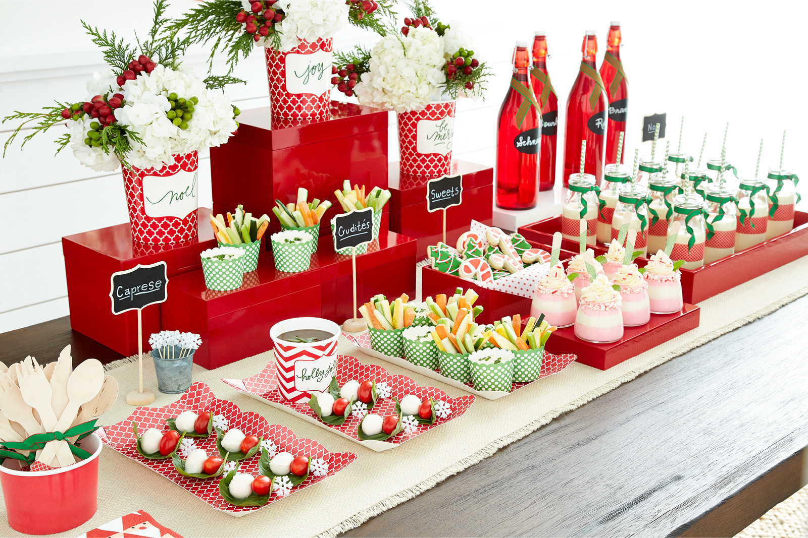 Holiday Food Party Ideas
 A Very Merry Table of Treats