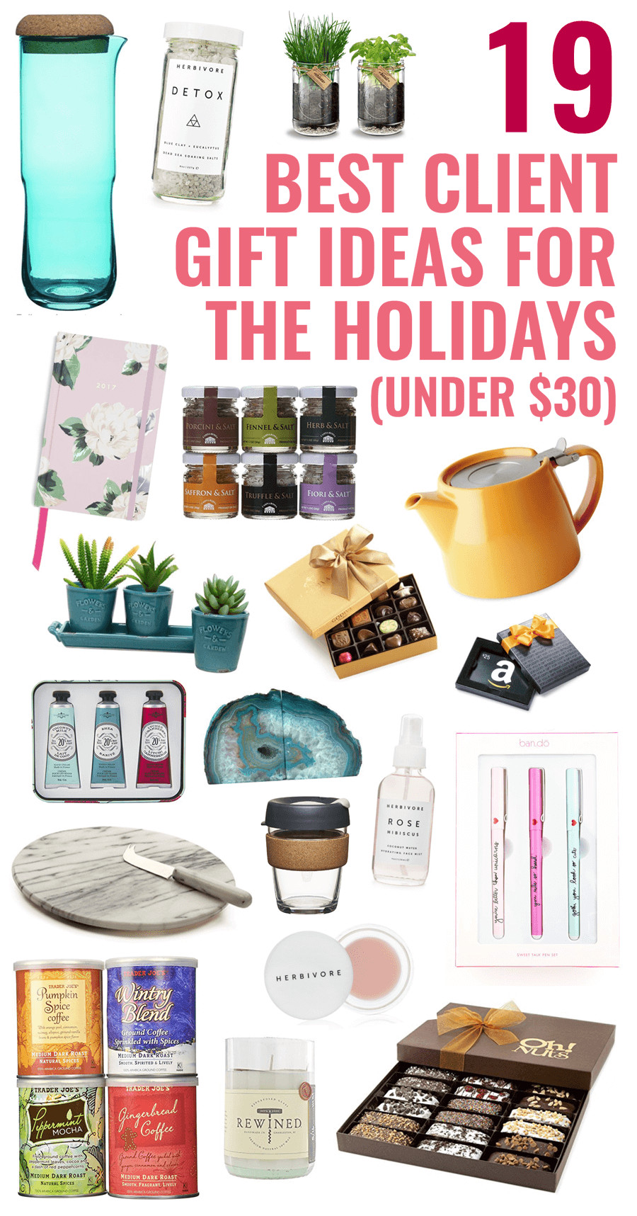 Holiday Gift Ideas For Clients
 19 Best Client Gift Ideas for the Holidays under $30