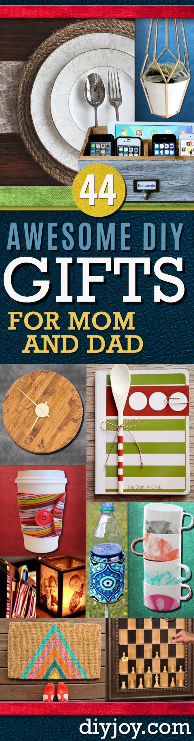 Holiday Gift Ideas For Mom
 44 DIY Gift Ideas For Mom and Dad