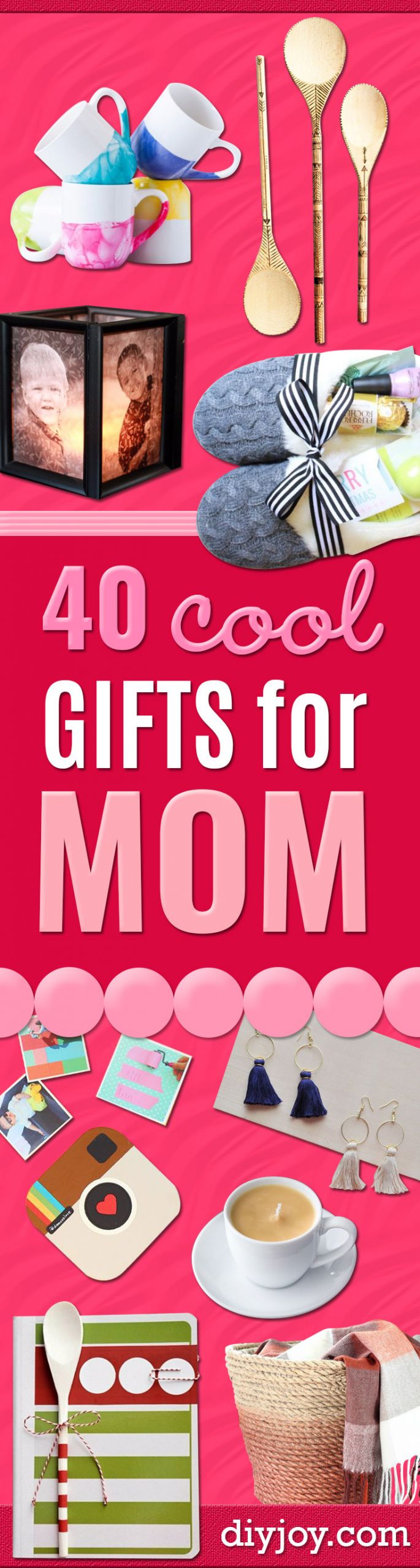 Holiday Gift Ideas For Mom
 40 Coolest Gifts To Make for Mom
