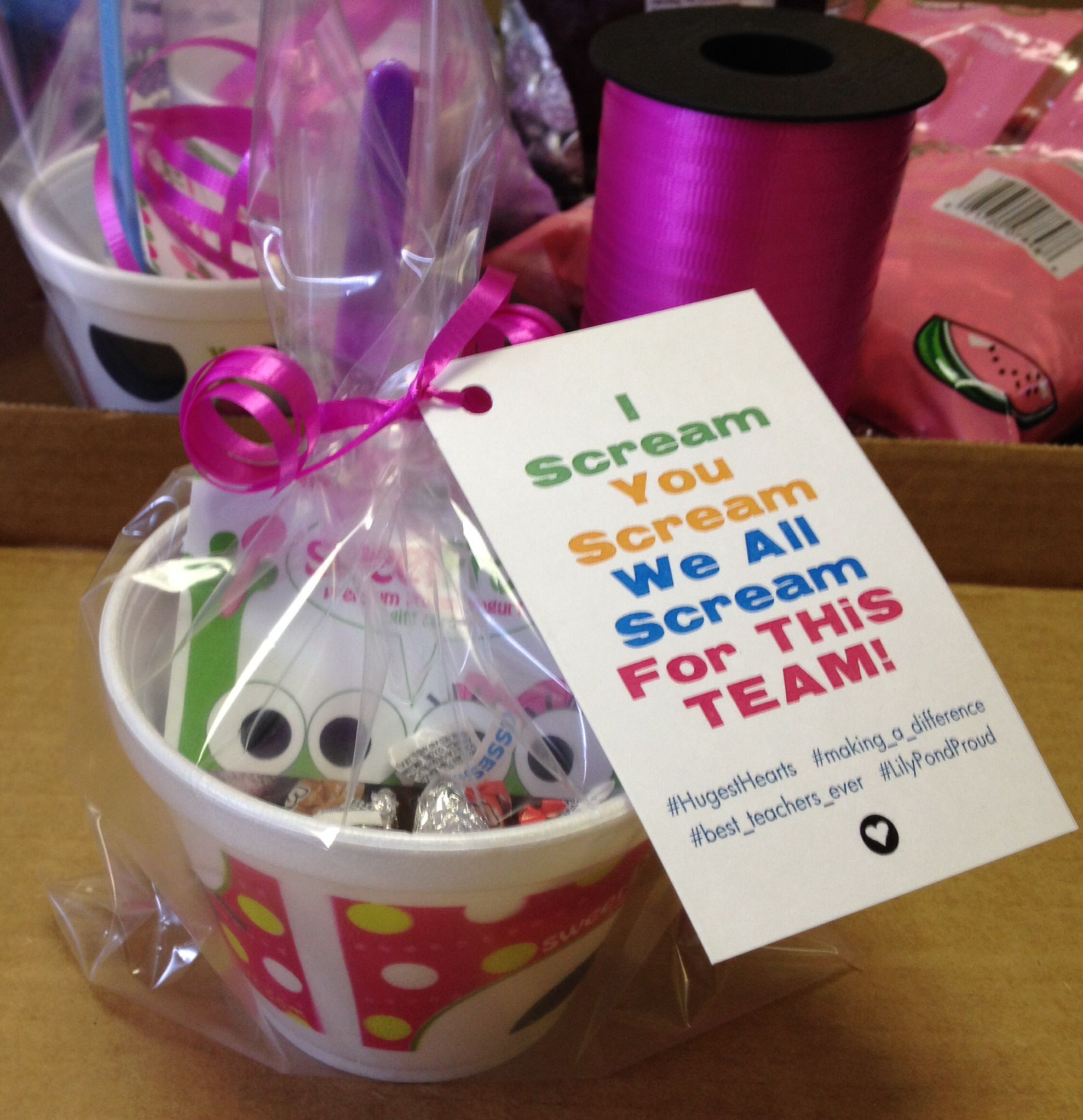Holiday Gift Ideas For Office Staff
 Staff appreciation Sweet Frog style