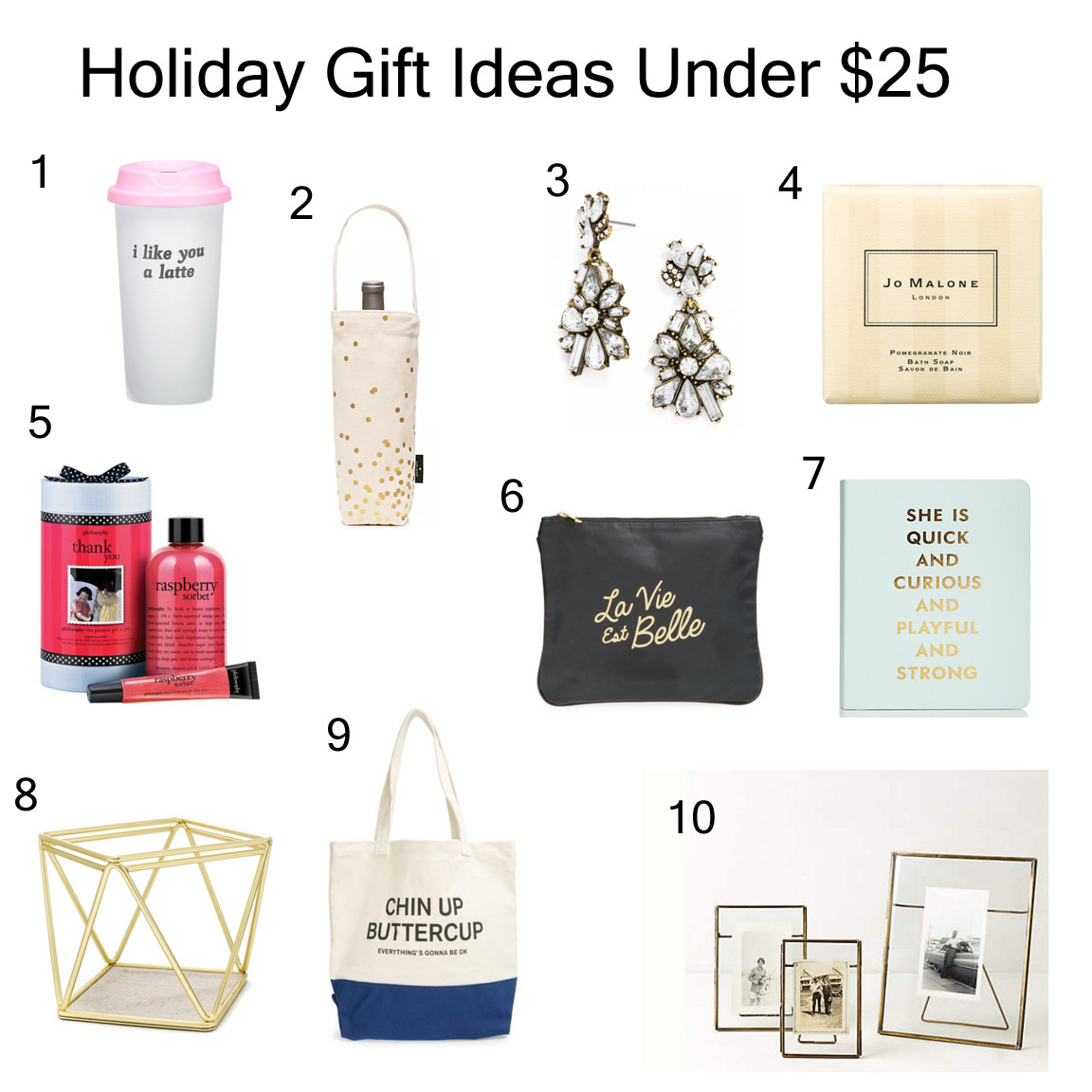Holiday Gift Ideas Under 25
 Holiday Gift Ideas Under $25 Nicole to the Nines