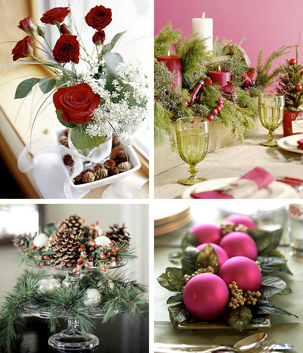 Holiday Party Decorating Ideas
 50 Great & Easy Christmas Centerpiece Ideas DigsDigs