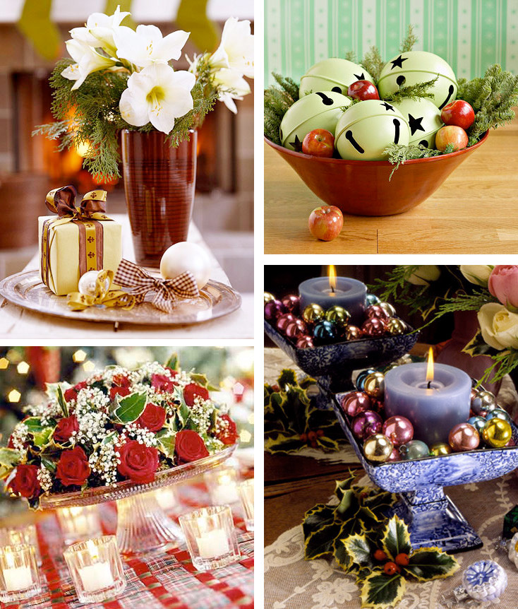 Holiday Party Decorating Ideas
 50 Great & Easy Christmas Centerpiece Ideas DigsDigs
