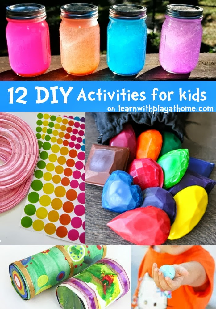 Home Craft Ideas Kids
 Learn with Play at Home 12 fun DIY Activities for kids