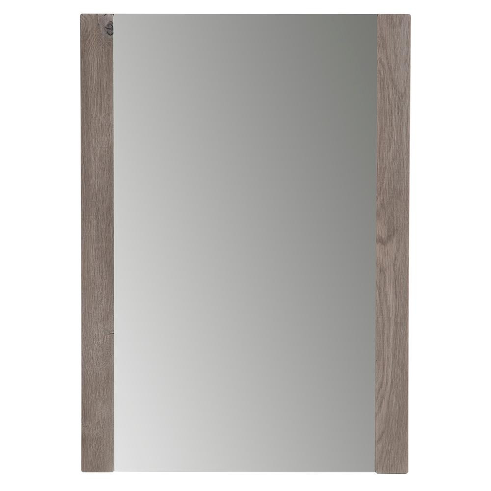 Home Depot Bathroom Mirror
 Domani 20 in W x 28 in H Framed Wall Mirror in White