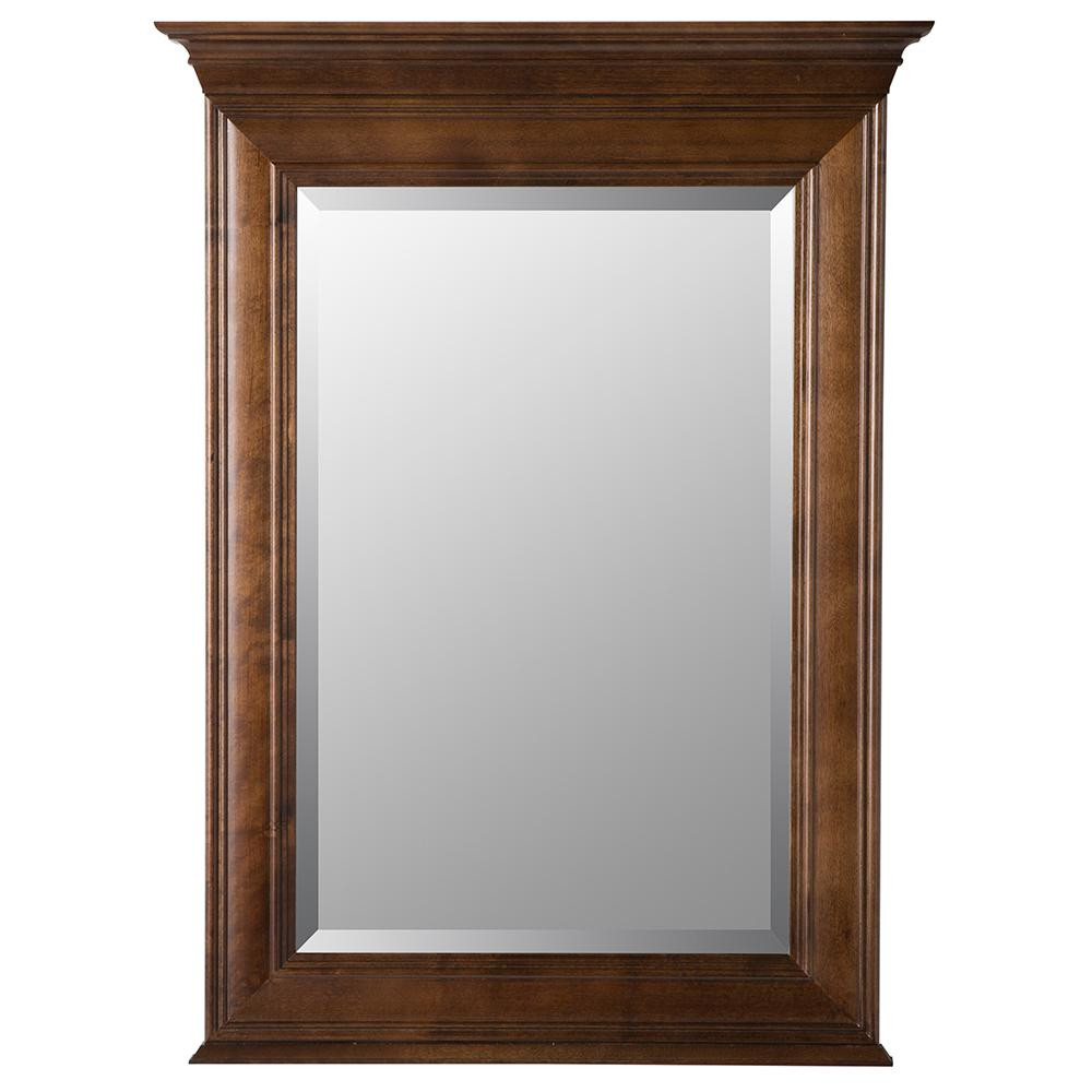 Home Depot Bathroom Mirror
 Home Decorators Collection Templin 30 in x 34 in Framed