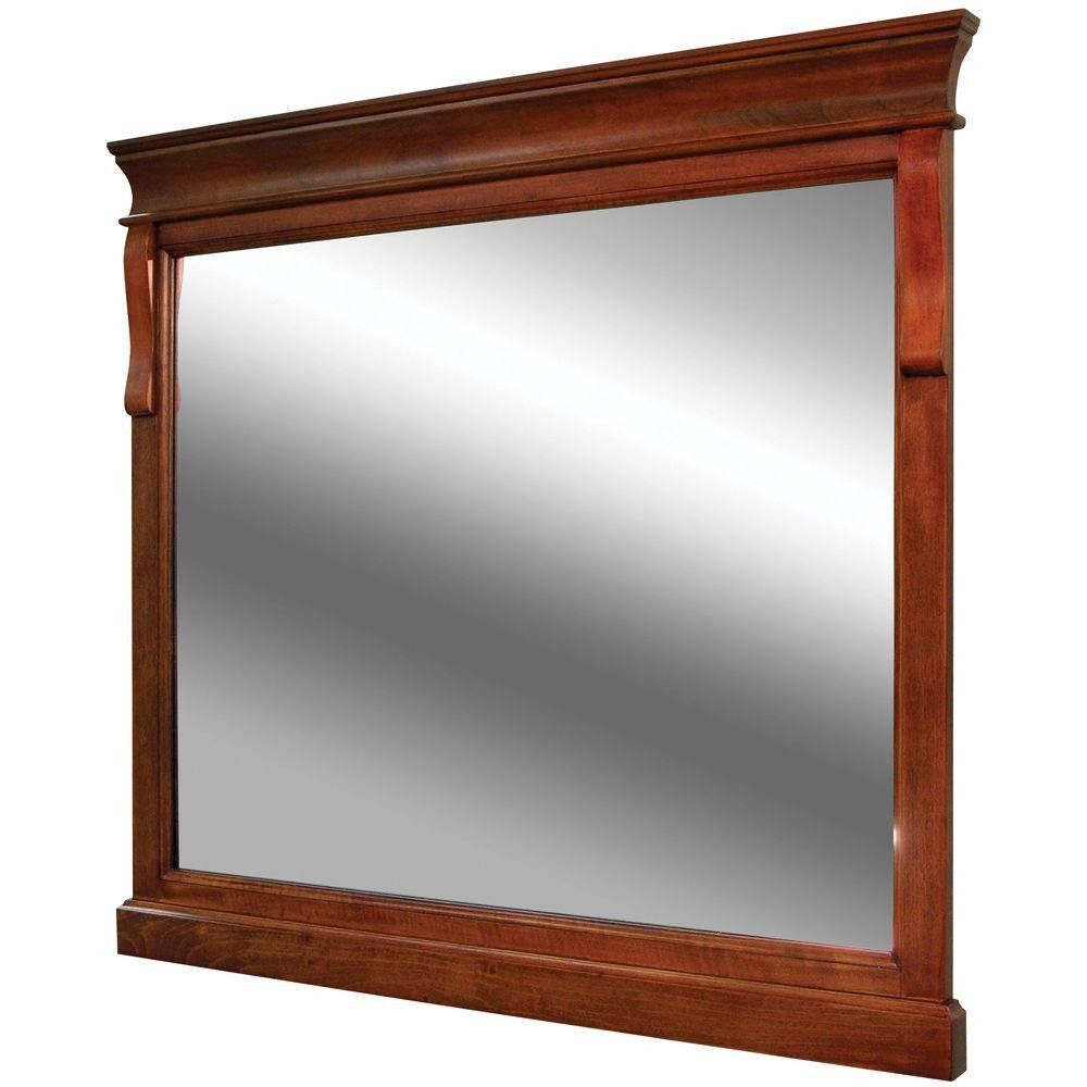 Home Depot Bathroom Mirrors
 Home Decorators Collection Naples 36 in x 32 in Wall