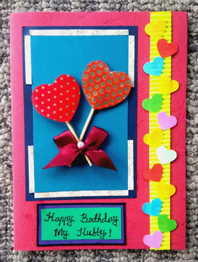 Home Made Birthday Cards
 How to Make a Simple Handmade Birthday Card 15 Steps