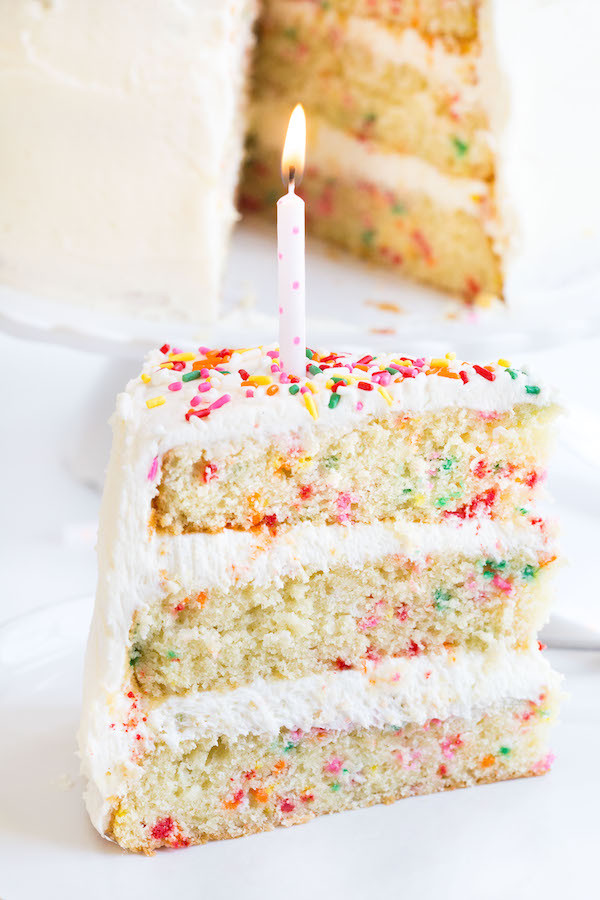 Homemade Birthday Cake Recipes
 Homemade Funfetti Birthday Cake
