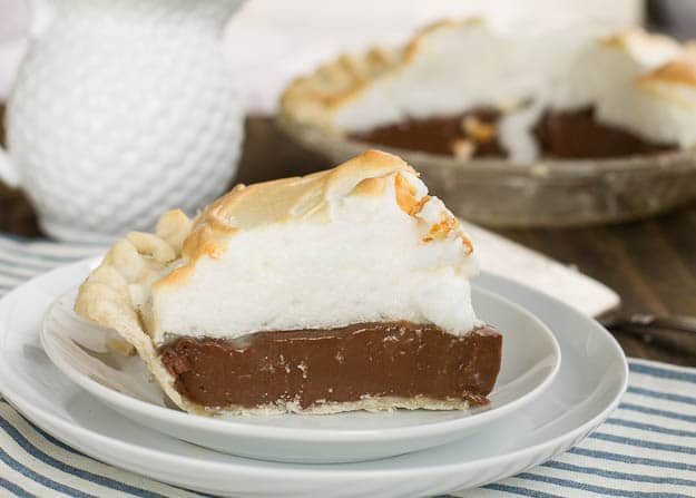 Homemade Chocolate Pie Filling
 Old Fashioned Chocolate Meringue Pie Spicy Southern Kitchen