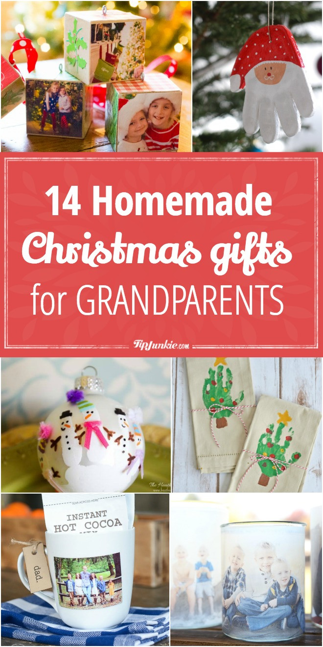 Homemade Christmas Gift Ideas For Grandparents From Grandchildren
 14 Homemade Christmas Gifts for Grandparents Tip Junkie