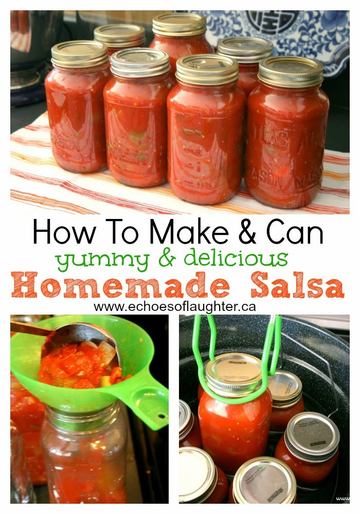 Homemade Salsa Recipe For Canning
 Homemade Sweet & Crunchy Pickles & 4 Other Canning Recipes