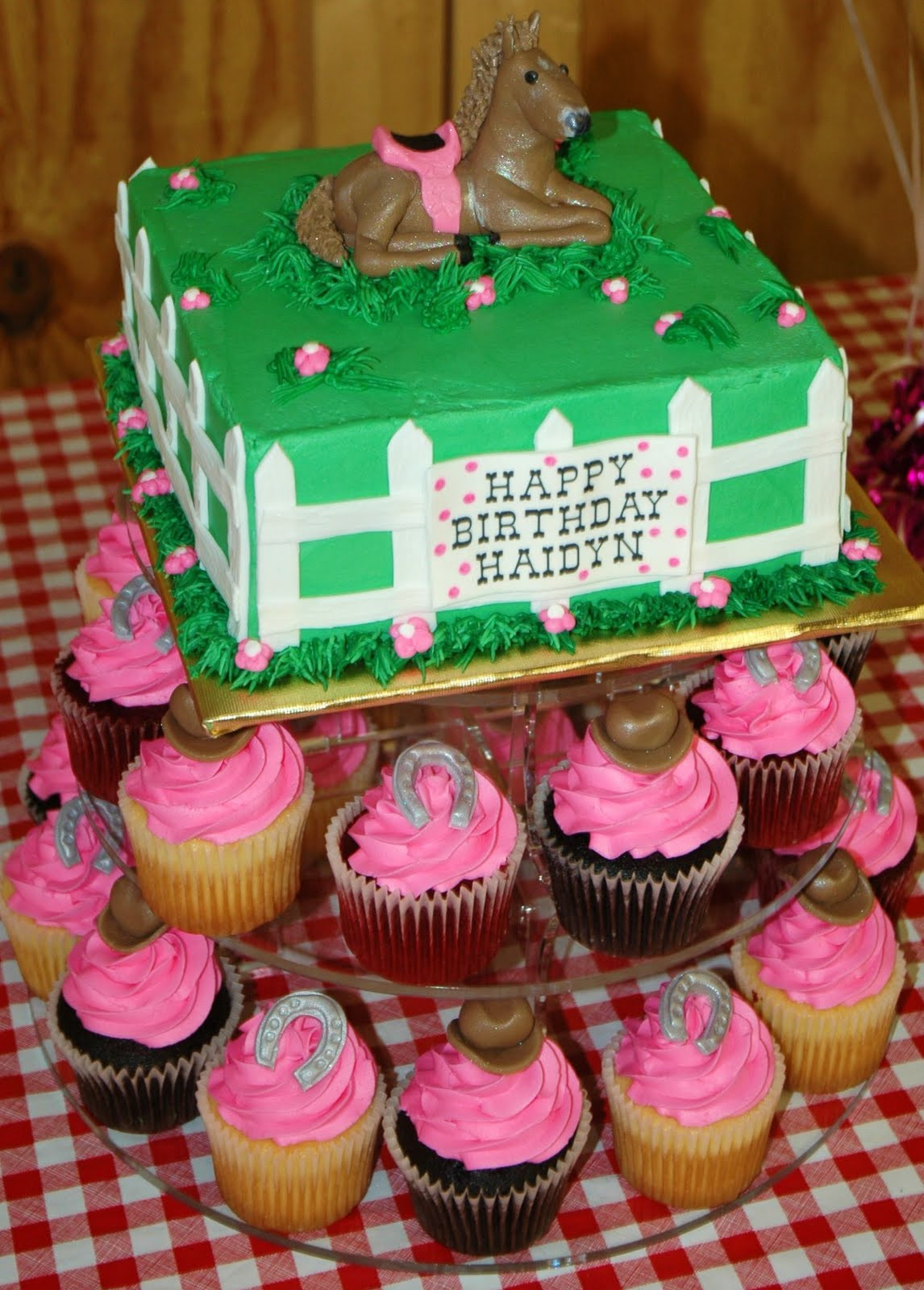 Horse Birthday Decorations
 Tara s Cupcakes Horse riding birthday party with a