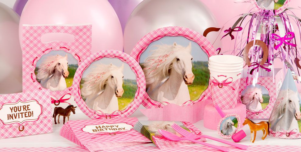 Horse Birthday Decorations
 Heart My Horse Party Supplies Horse Birthday Decorations