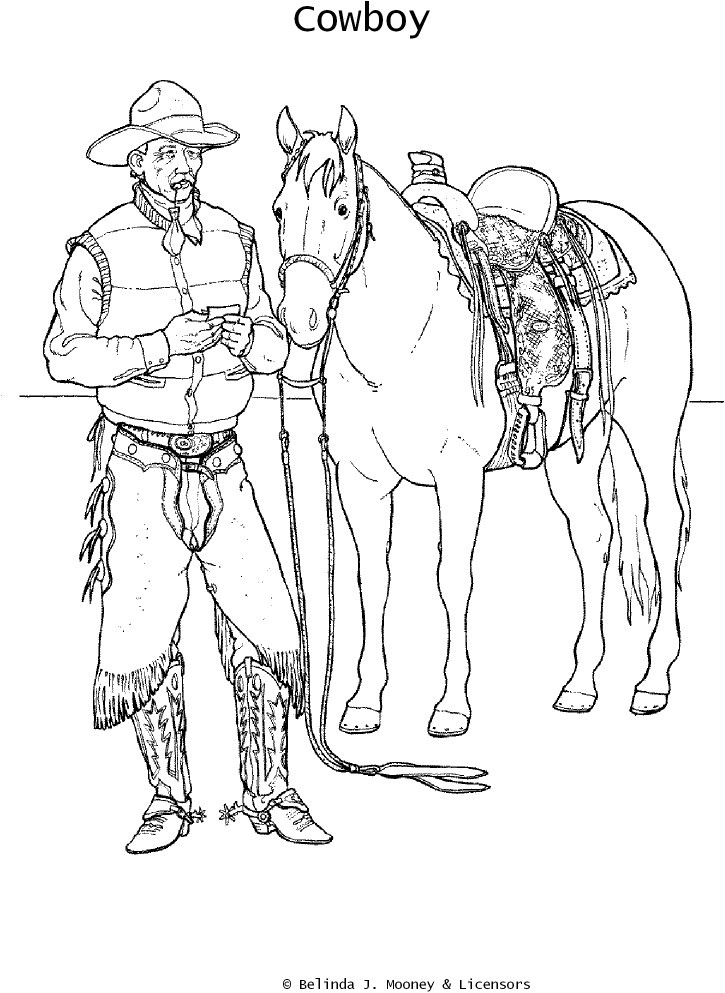 Horse Coloring Pages For Older Kids
 1000 images about iColor "The Old West" on Pinterest