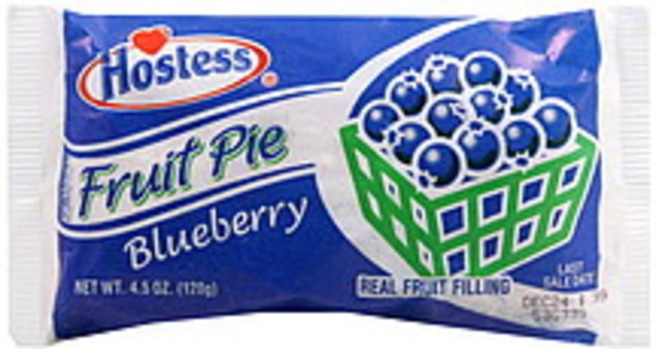 Hostess Blueberry Fruit Pies
 Hostess Blueberry Fruit Pie 4 5 oz Nutrition