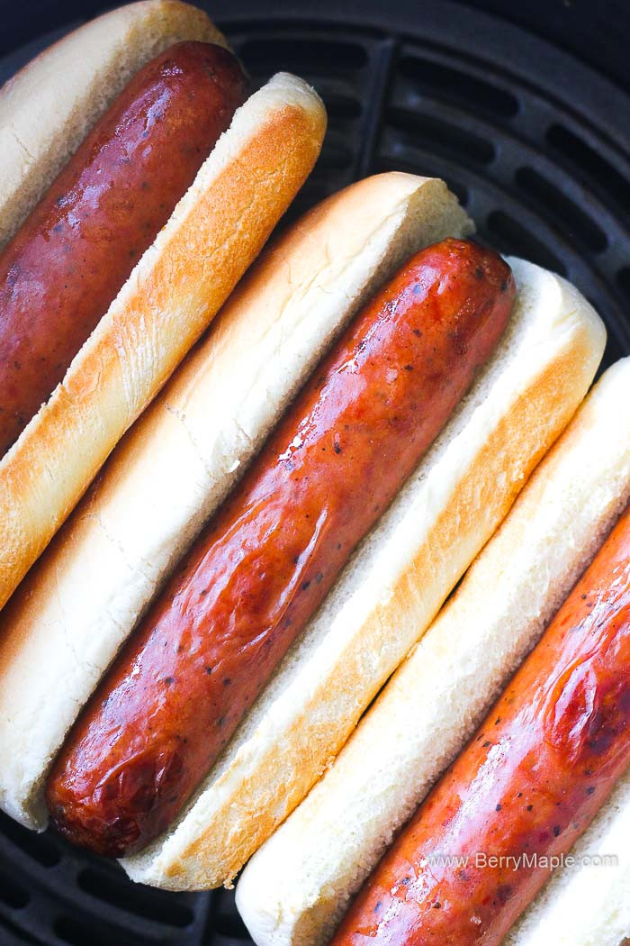 Hot Dogs Air Fryer
 Air fryer hot dogs Video Berry&Maple