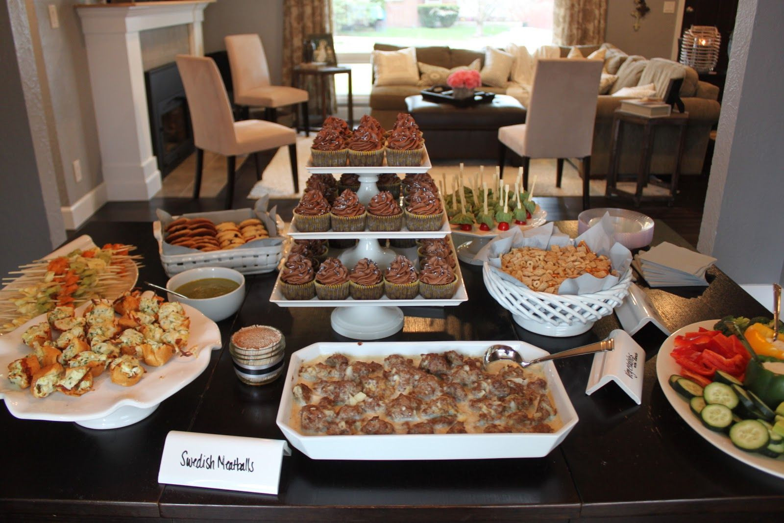 House Party Food Ideas
 A great idea for food for your own housewarming party
